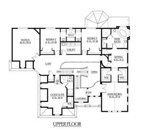 Floorplan 2 for House Plan #341-00267