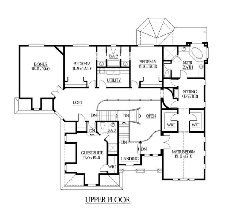 House Plan House Plan #6141 Drawing 2