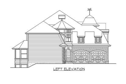 Lake Front House Plan #341-00268 Elevation Photo