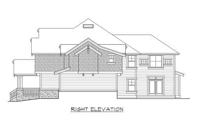 Craftsman House Plan #341-00269 Elevation Photo