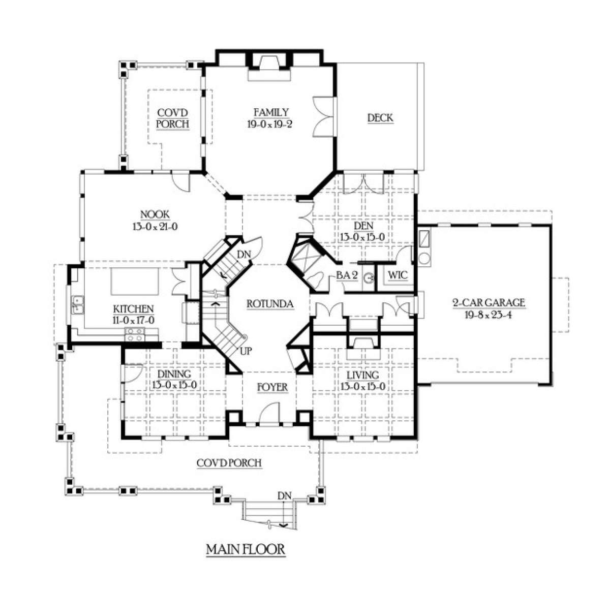 Floorplan 2 for House Plan #341-00269