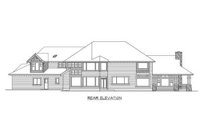 Country House Plan #341-00270 Elevation Photo