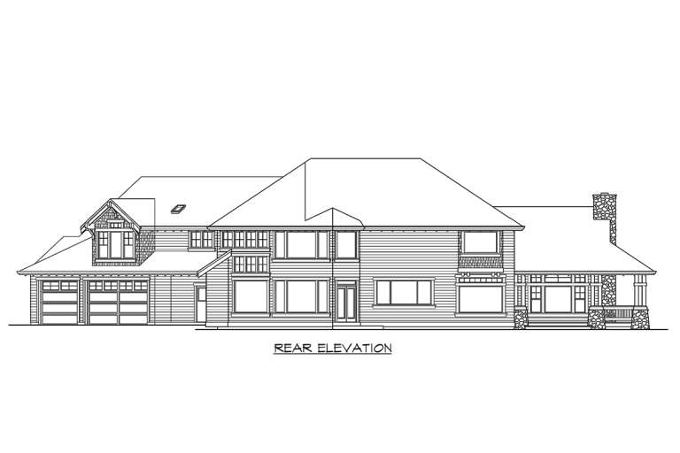 Mountain House Plan #341-00271 Elevation Photo