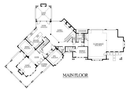 Floorplan 1 for House Plan #341-00272