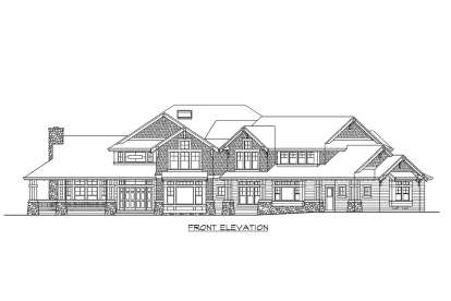 Northwest House Plan #341-00273 Elevation Photo