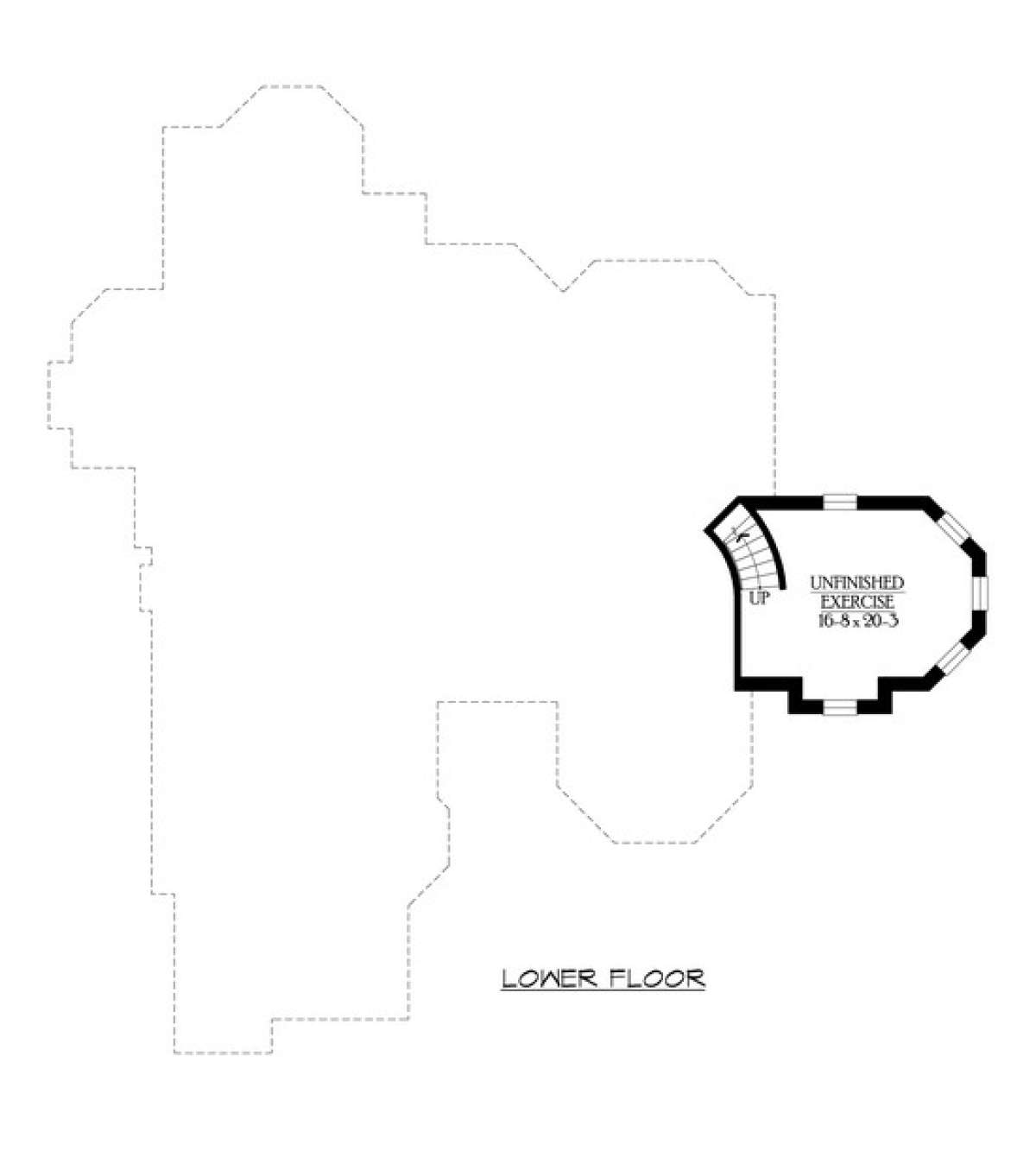 Floorplan 1 for House Plan #341-00274