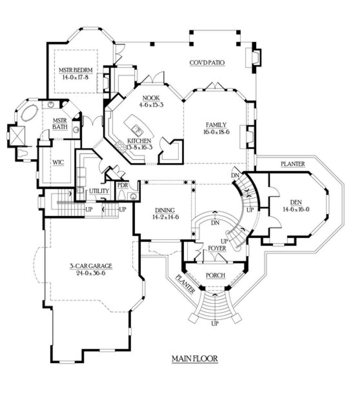 Floorplan 2 for House Plan #341-00274