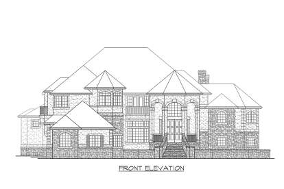 French Country House Plan #341-00274 Additional Photo