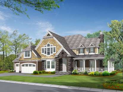 Country House Plan #341-00275 Elevation Photo