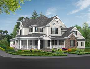 Craftsman House Plan #341-00276 Elevation Photo