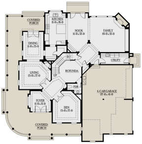 Main Floor for House Plan #341-00276
