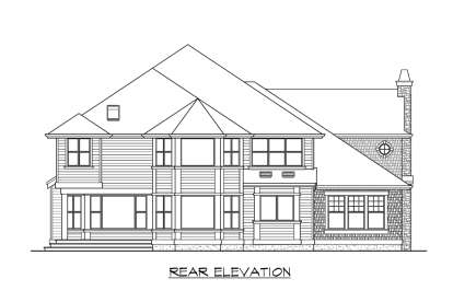 French Country House Plan #341-00277 Elevation Photo