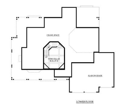 Floorplan 1 for House Plan #341-00279