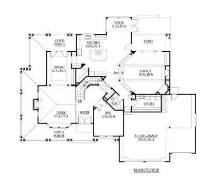 Floorplan 2 for House Plan #341-00279