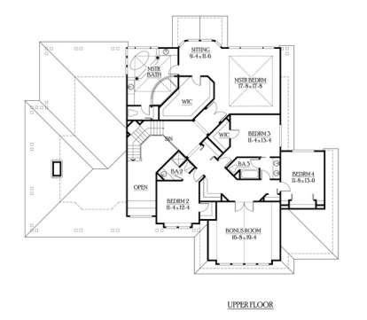 Floorplan 3 for House Plan #341-00279