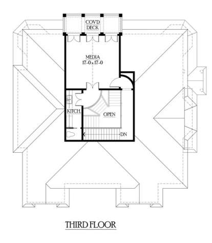 Floorplan 3 for House Plan #341-00280