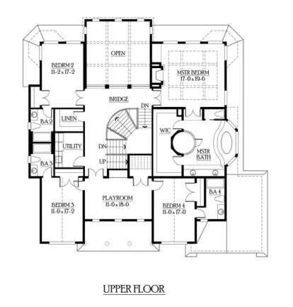 Floorplan 2 for House Plan #341-00281