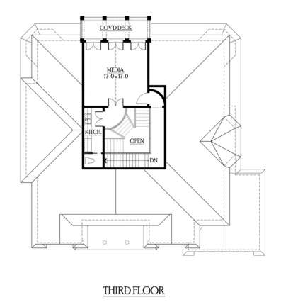 Floorplan 3 for House Plan #341-00281