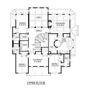 Floorplan 2 for House Plan #341-00282