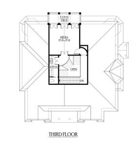 Floorplan 3 for House Plan #341-00282
