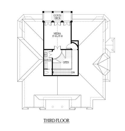 Floorplan 3 for House Plan #341-00282