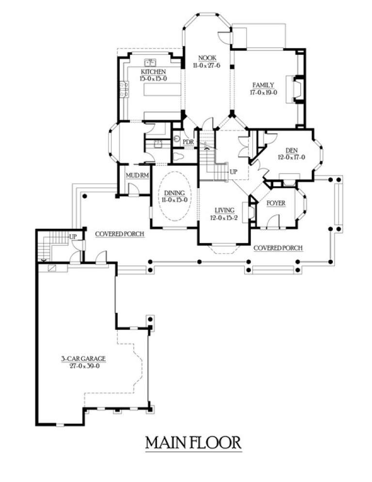 House Plan House Plan #6157 Drawing 1
