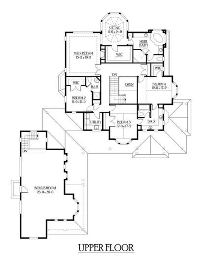 Floorplan 2 for House Plan #341-00283