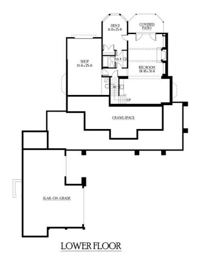 Floorplan 1 for House Plan #341-00284