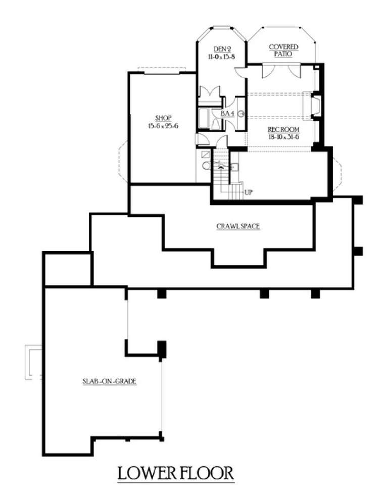 House Plan House Plan #6158 Drawing 1