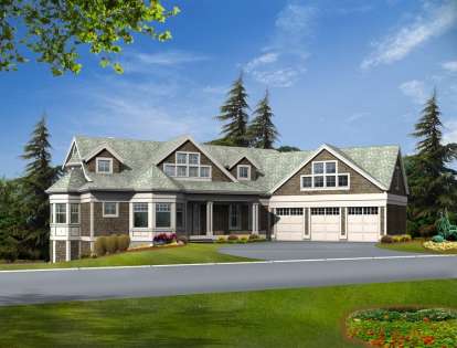 Mountain House Plan #341-00285 Elevation Photo