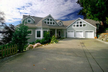Luxury House Plan #341-00286 Elevation Photo