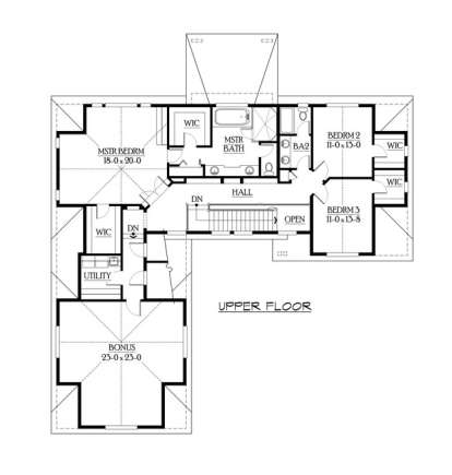 Floorplan 2 for House Plan #341-00287