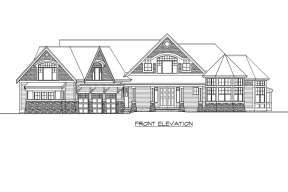 Craftsman House Plan #341-00291 Elevation Photo
