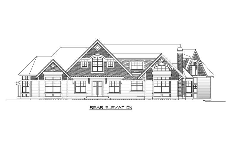 Craftsman House Plan #341-00291 Elevation Photo