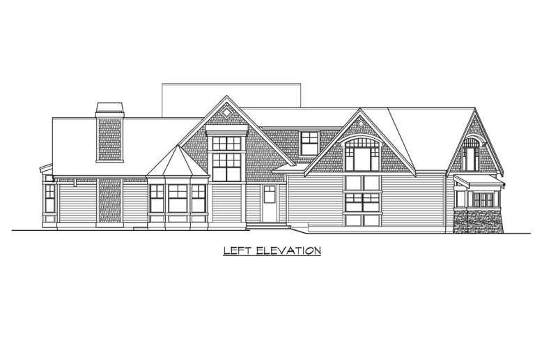 Craftsman House Plan #341-00291 Elevation Photo