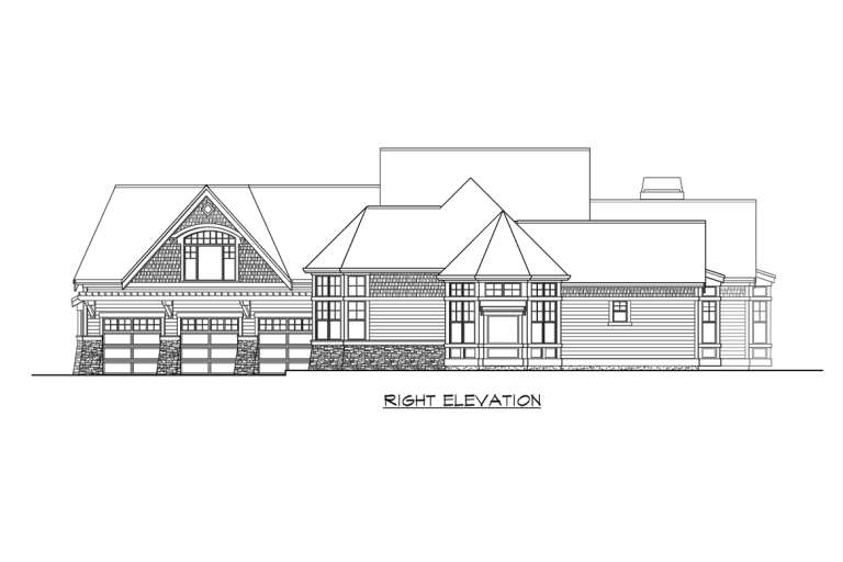 Craftsman House Plan #341-00291 Elevation Photo