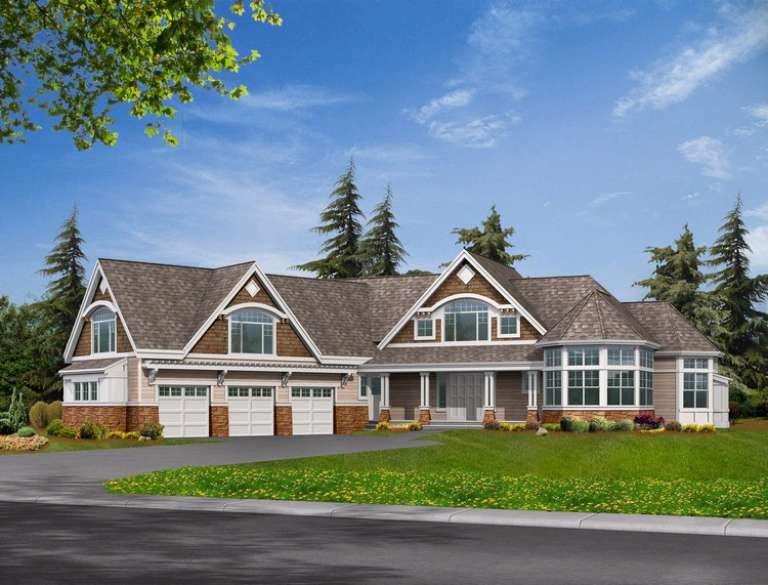 Craftsman House Plan #341-00291 Elevation Photo