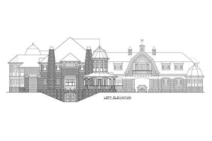 Farmhouse House Plan #341-00297 Elevation Photo