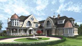 Farmhouse House Plan #341-00297 Elevation Photo