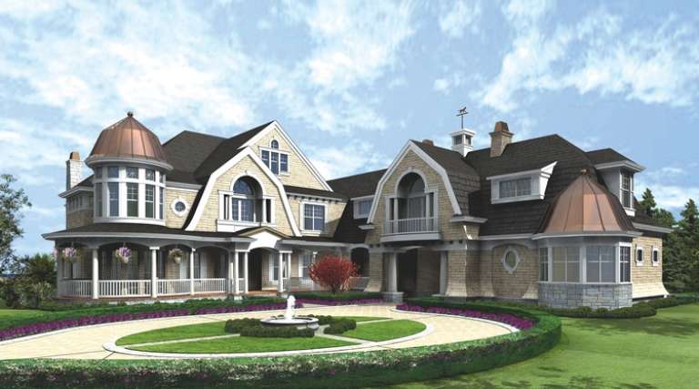 Farmhouse House Plan #341-00297 Elevation Photo