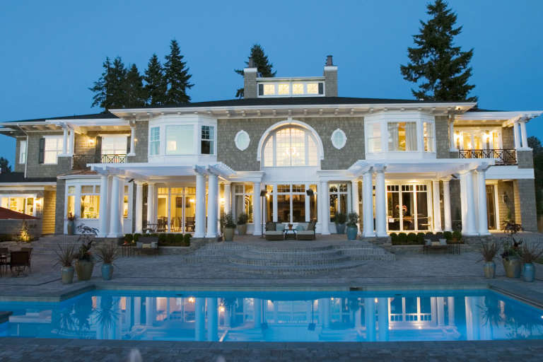 Luxury House Plan #341-00298 Elevation Photo