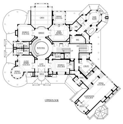 Floorplan 2 for House Plan #341-00299