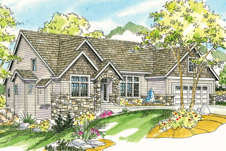 House Plan House Plan #6175 Front Elevation
