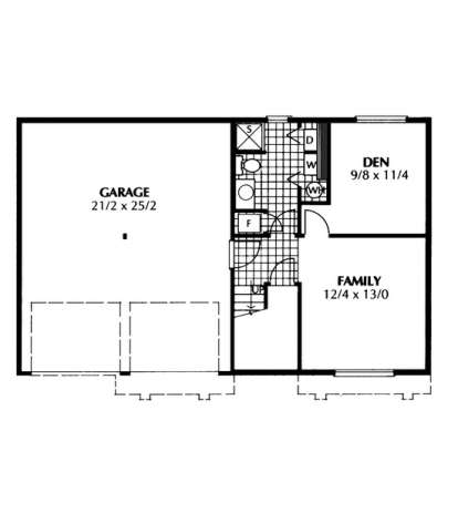 Floorplan 1 for House Plan #692-00013