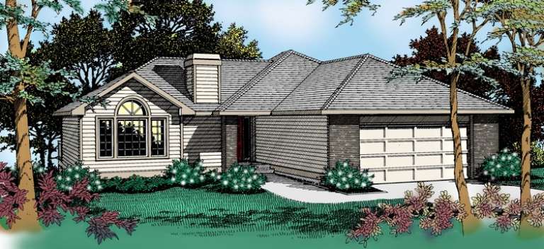 House Plan House Plan #6194 Front Elevation