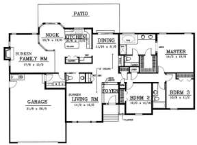 Floorplan 1 for House Plan #692-00024