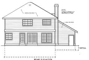 Northwest House Plan #692-00025 Elevation Photo