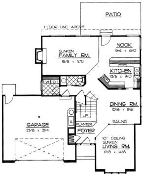 Floorplan 1 for House Plan #692-00025