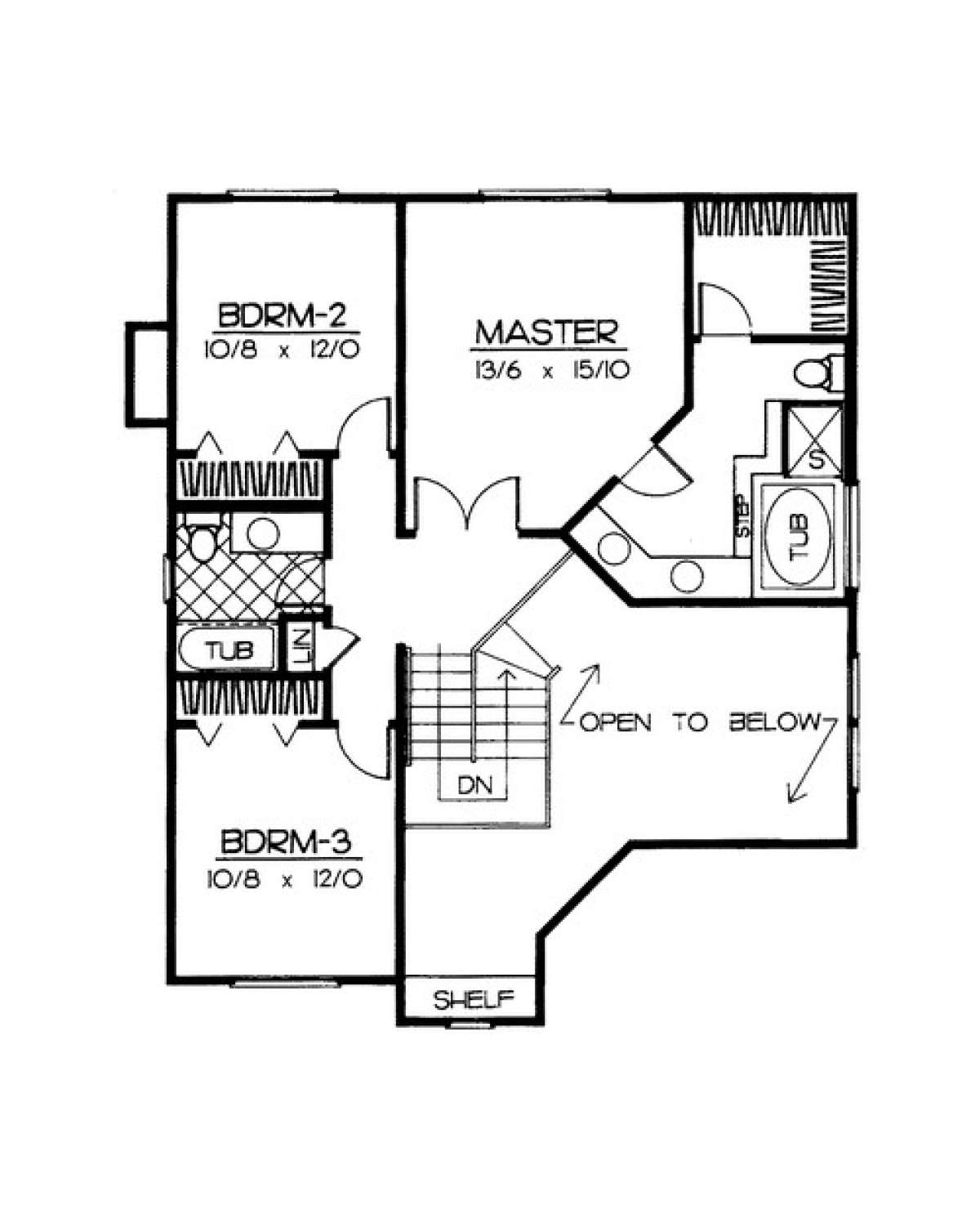 Floorplan 2 for House Plan #692-00025