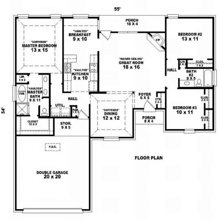 House Plan House Plan #6198 Drawing 1